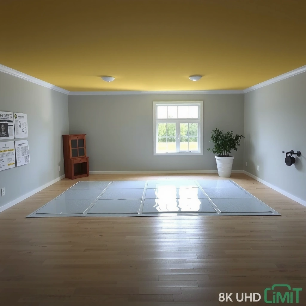 Tools and materials needed to install a vapor barrier under laminate floors
