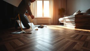 A budgeting checklist for estimating the cost of parquet flooring installation and materials.