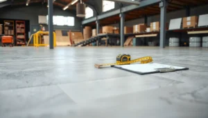 A calculator and materials showcasing how to estimate the cost of polyurethane floors.