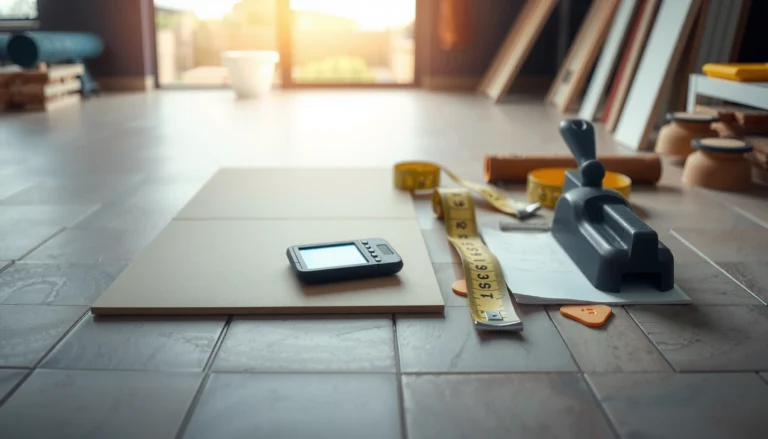 A step-by-step guide on estimating the cost of tile floors with tools and materials.