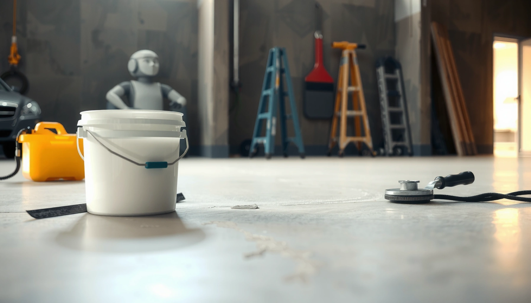 Step-by-step guide on fixing dents in garage floors with practical repair techniques.