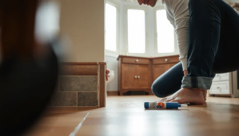 Step-by-step guide to fixing squeaks in tile floors with tools and techniques.