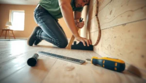 Step-by-step guide on fixing buckling in cork floors with practical repair steps.