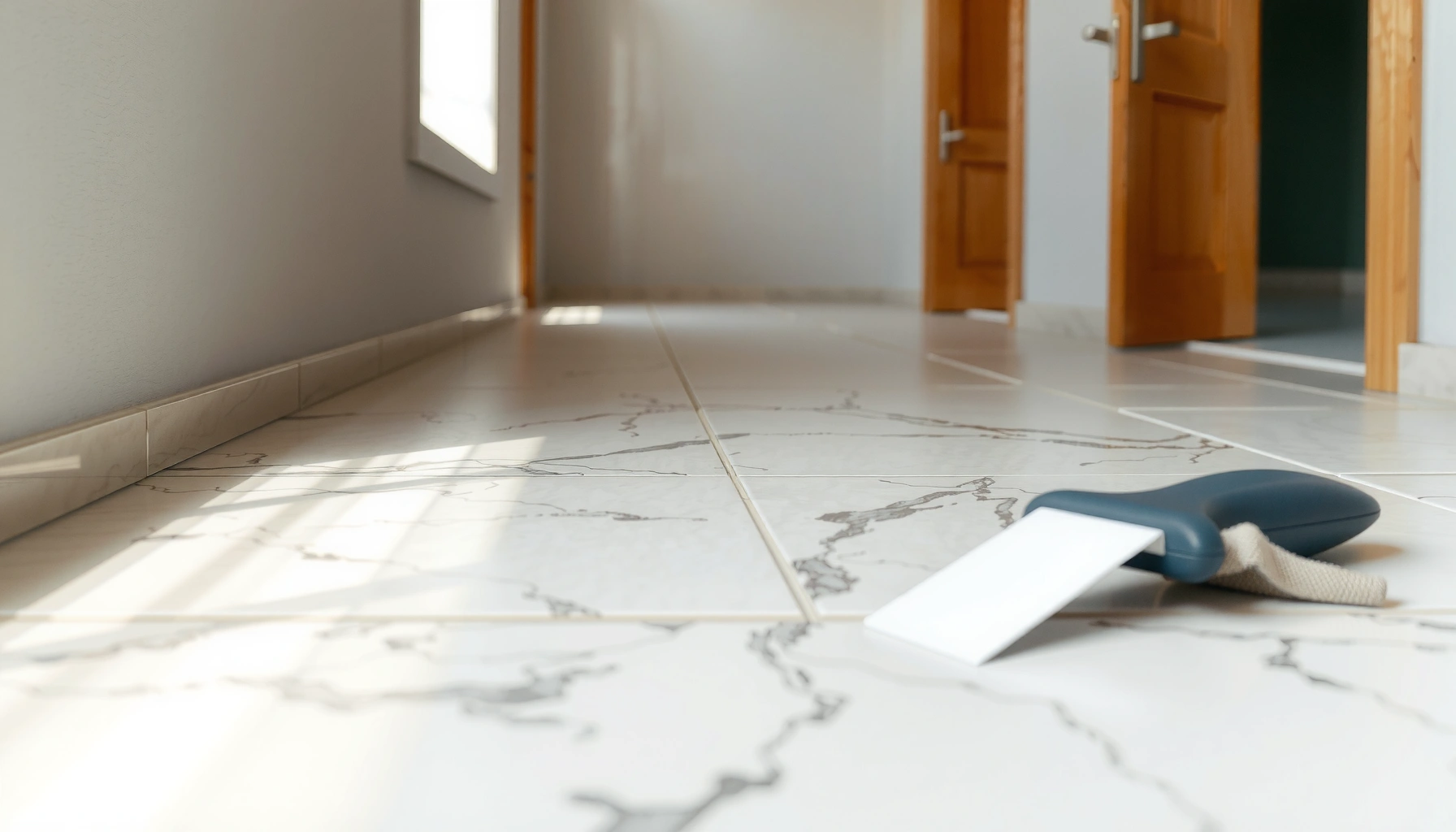 A step-by-step guide on repairing cracks in marble floors safely and effectively.