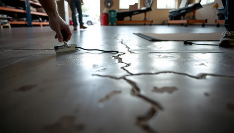 Step-by-step guide on repairing cracks in polished concrete floors