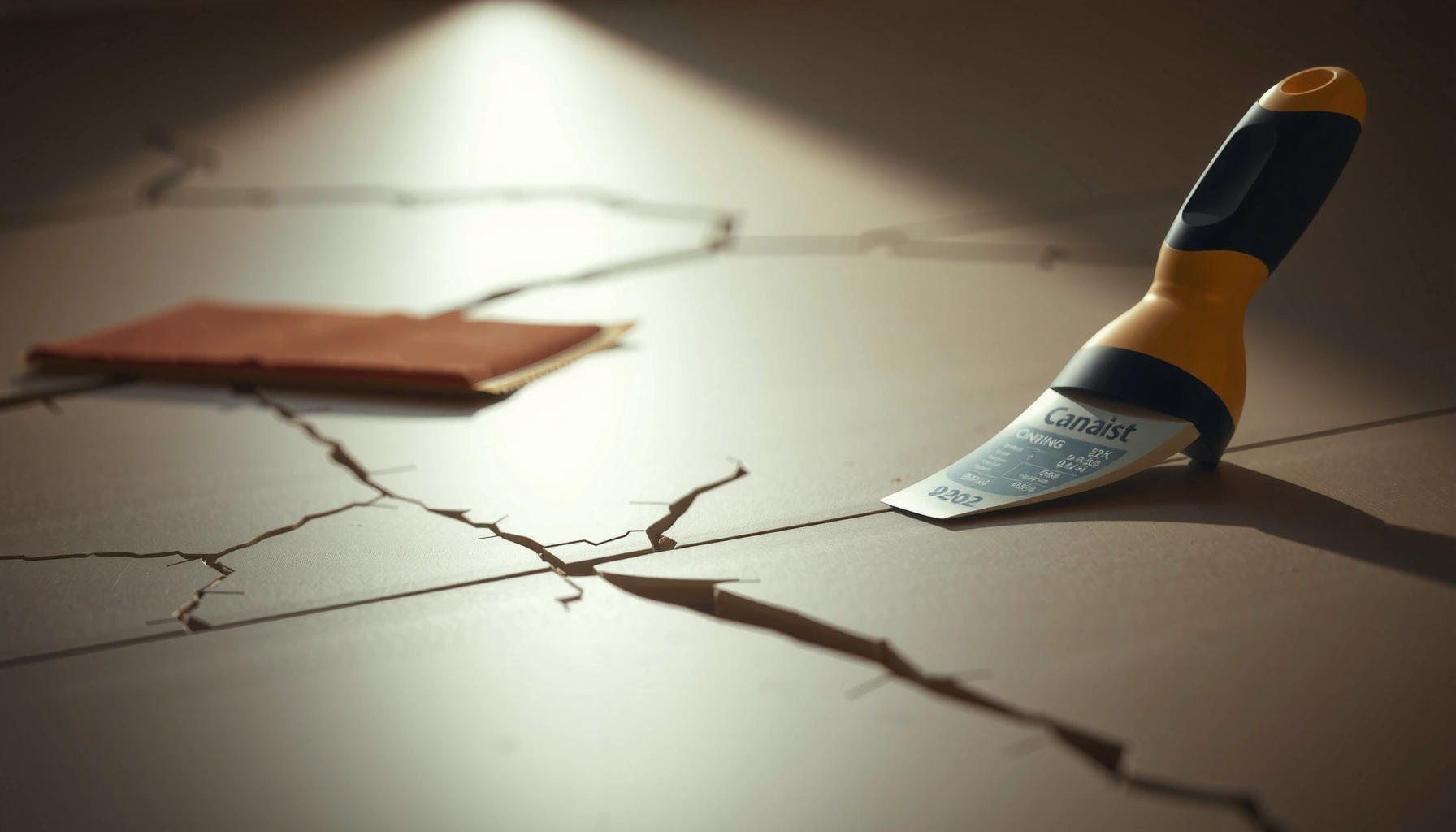 Step-by-step guide on repairing cracks in rubber floors with simple tools and techniques.
