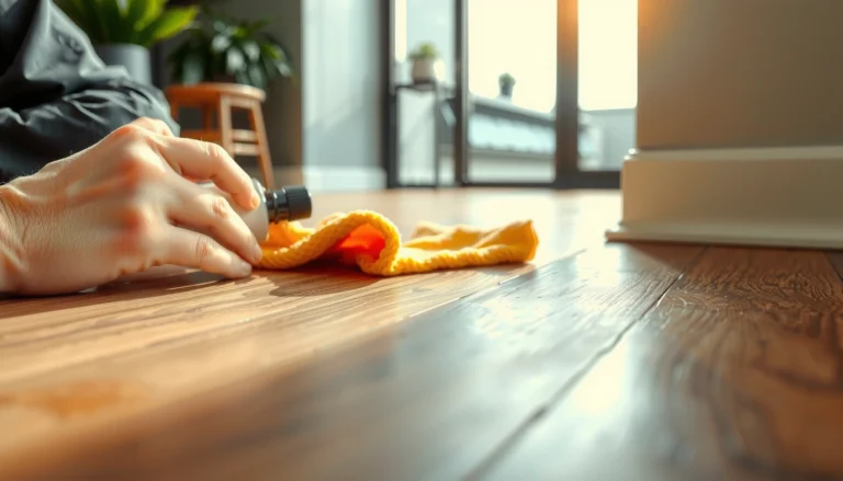 Step-by-step guide to fixing discoloration on laminate floors with tools and techniques.