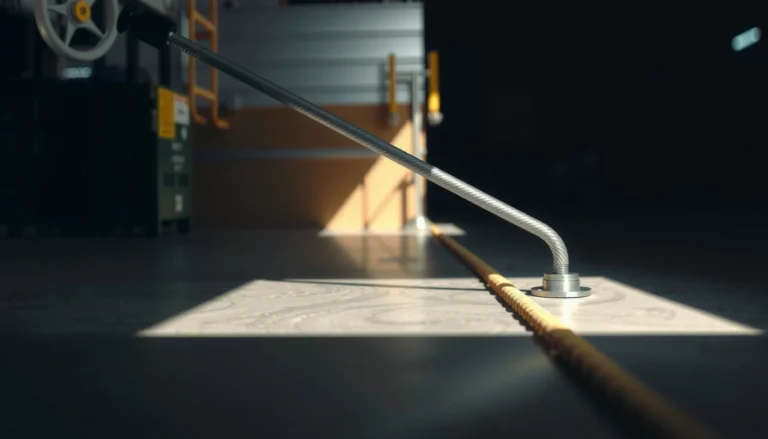 A professional repairing lifting issues on polished concrete floors with tools and materials.