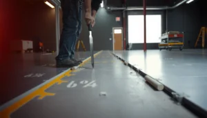 Step-by-step guide on fixing lifting issues in polyaspartic floors.