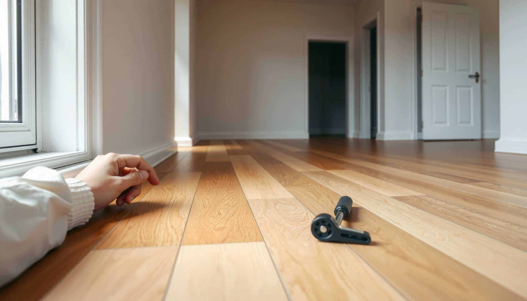 Step-by-step guide on how to fix lifting issues on vinyl floors.