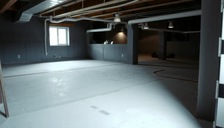 Step-by-step guide to repairing peeling on basement floors with tools and materials.