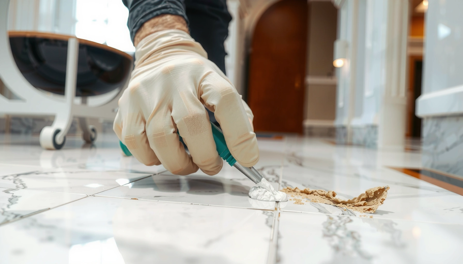 Step-by-step guide on how to fix peeling on marble floors for a polished finish.
