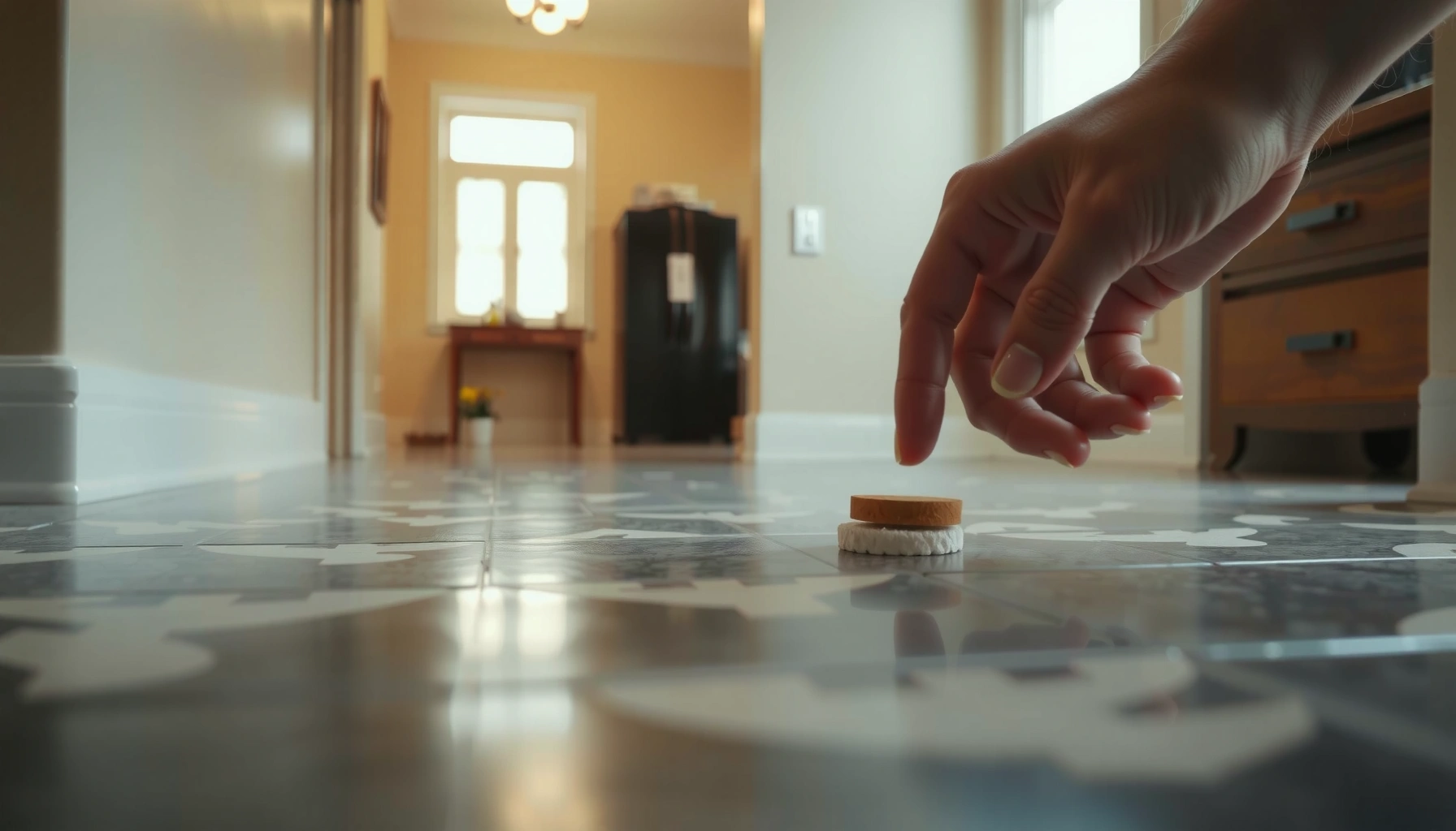 Step-by-step solutions for fixing squeaks in granite floors, showcasing tools and techniques.