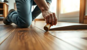 Step-by-step guide to fixing squeaks in parquet floors with tools and techniques.