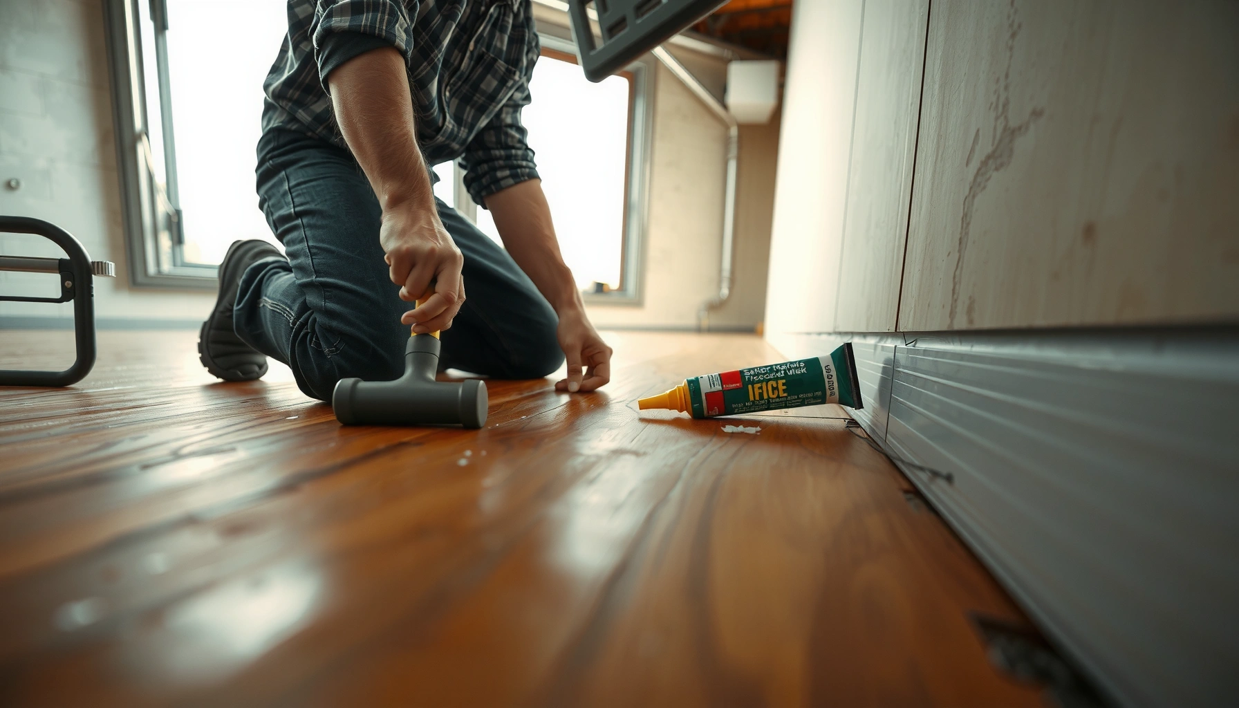 Step-by-step guide to fixing squeaks in polyaspartic floors with tools and techniques.