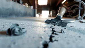 A step-by-step guide on fixing gaps in garage floors with practical repair techniques.