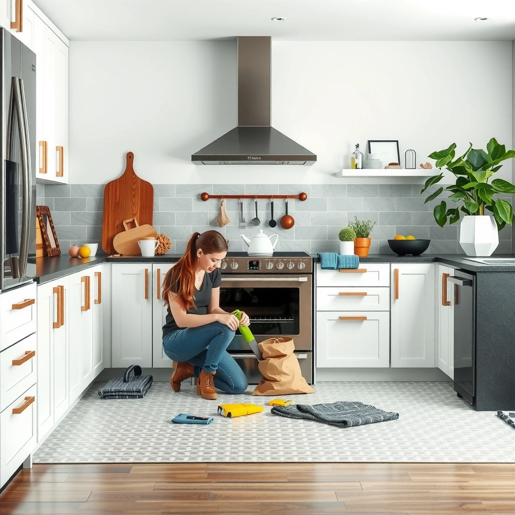 Materials needed for installing kitchen mosaic tile floors including thinset and grout options