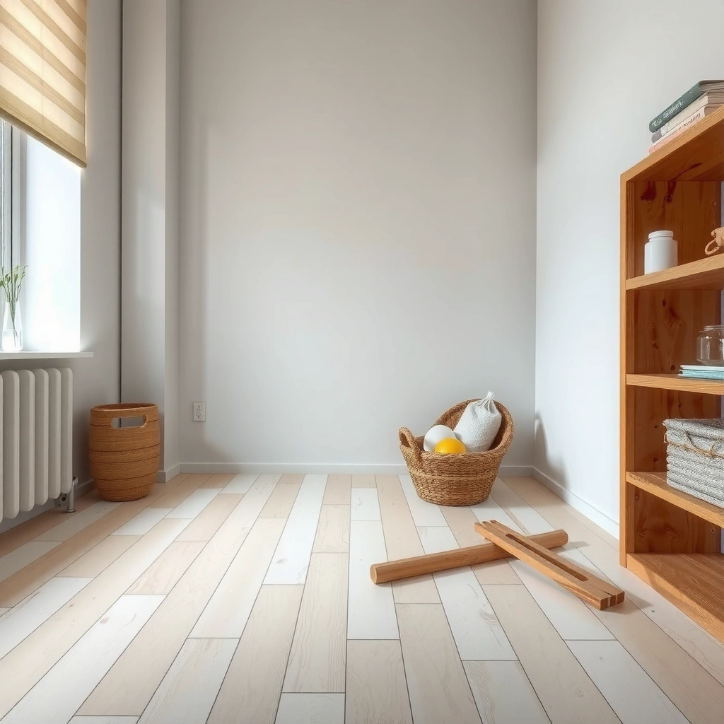 Supplies needed to replace sheet vinyl floors and check old flooring condition.