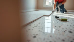 Step-by-step guide on how to install granite floors in your home.