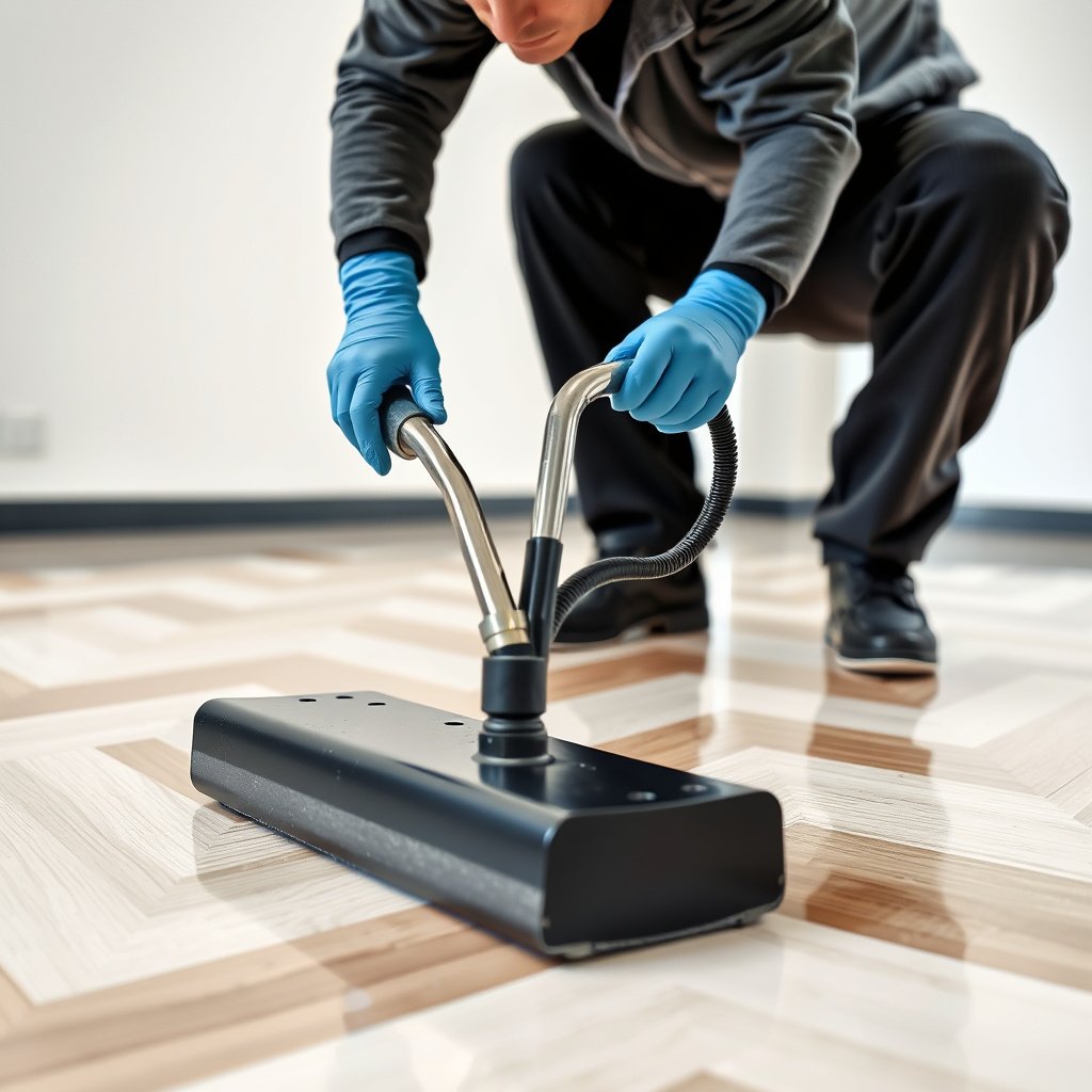 Comparison of hand-polishing and machine polishing techniques for chevron floors