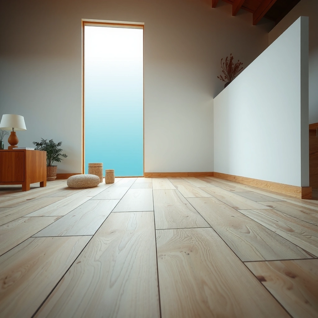 Image showing humidity, subfloor issues, and installation errors causing gaps in engineered wood floors