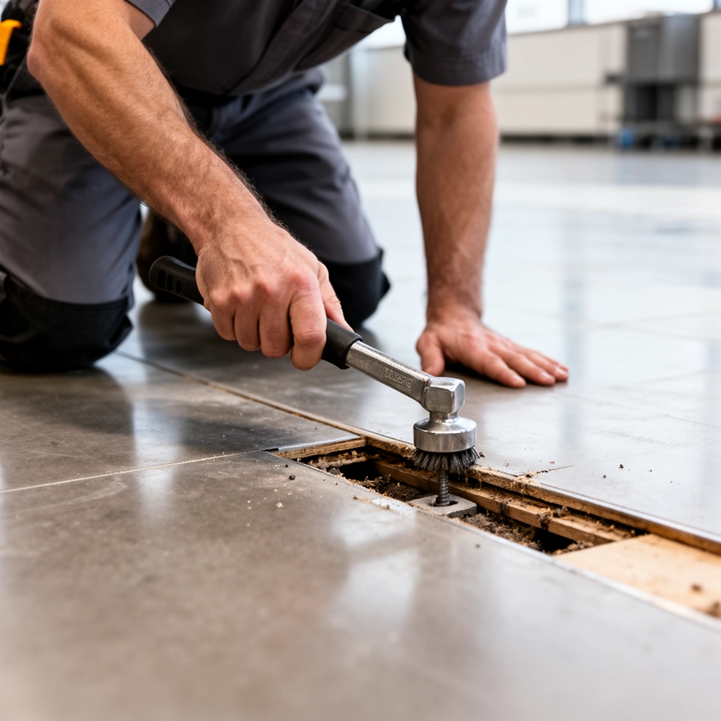 Image showing different floor systems and common causes of squeaks in commercial floors.