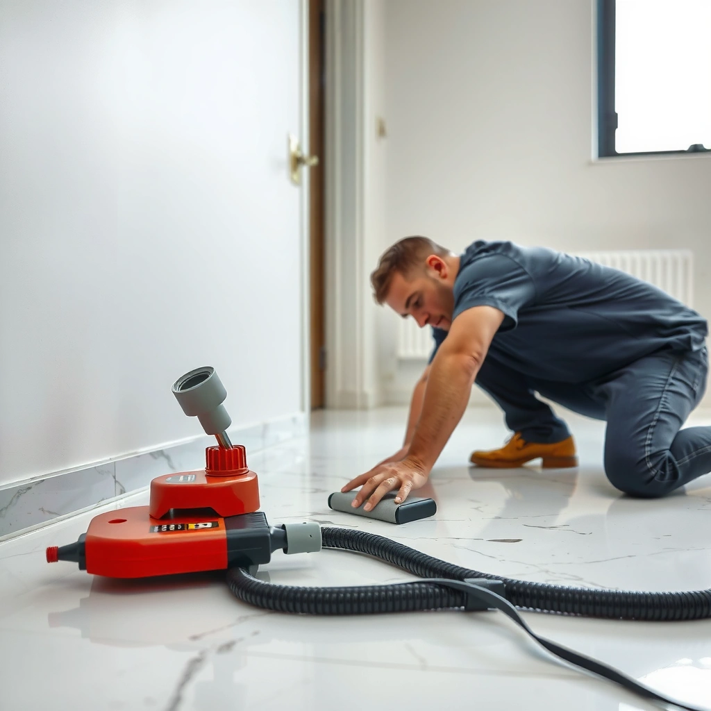 A close-up of marble floor lifting, highlighting potential causes for damage and repair needs.