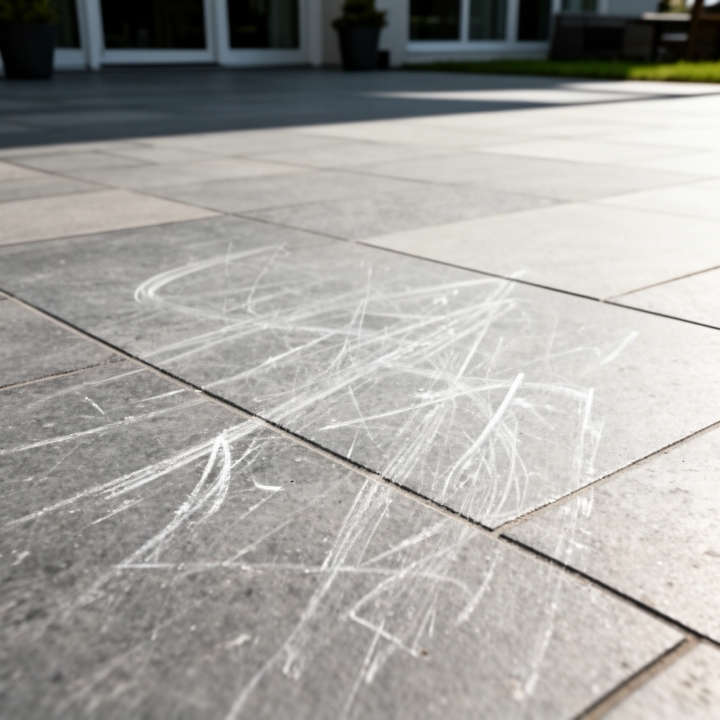 Different types of outdoor floor materials to help prevent scratches.