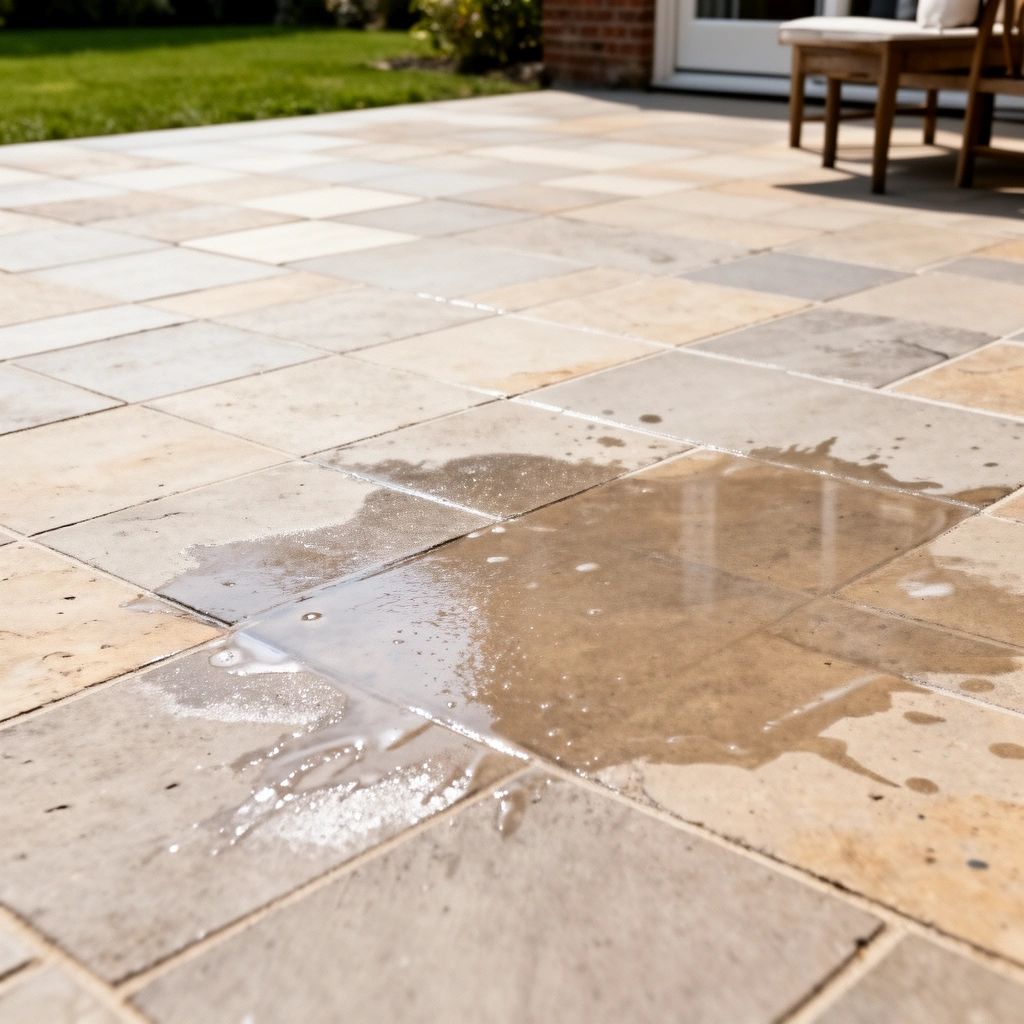 Different types of patio floor materials for cleaning and maintenance tips