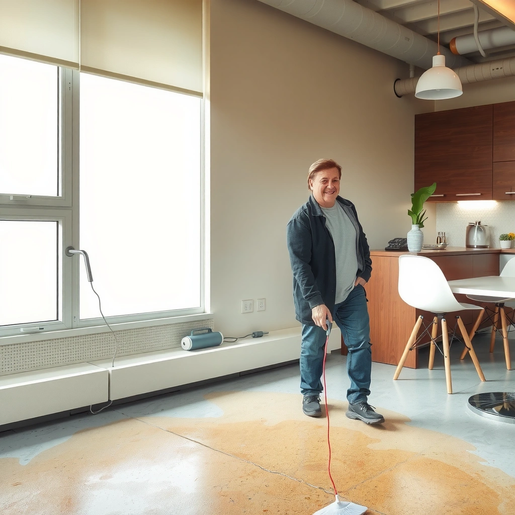 A visual guide to identifying different types of stains on concrete floors for effective cleaning.