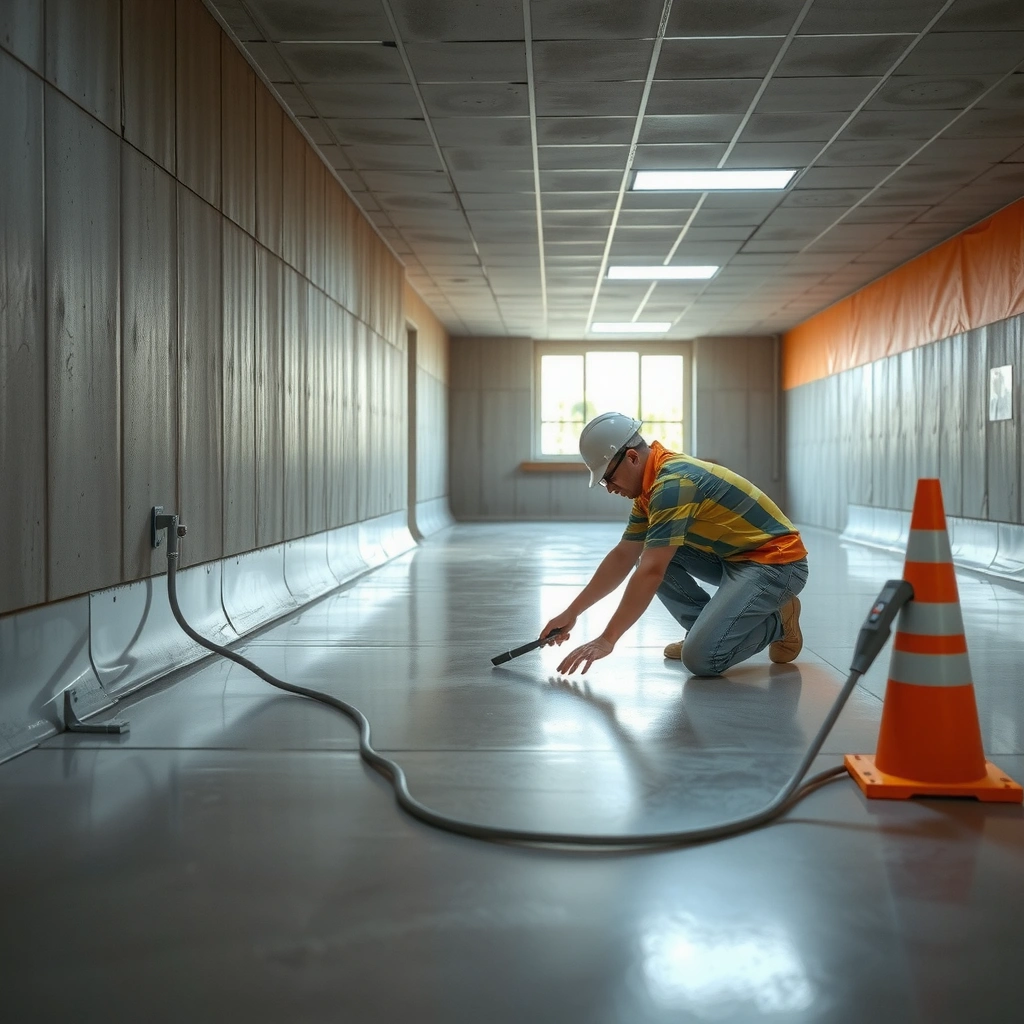 Image illustrating common causes of buckling in concrete floors, highlighting key issues.