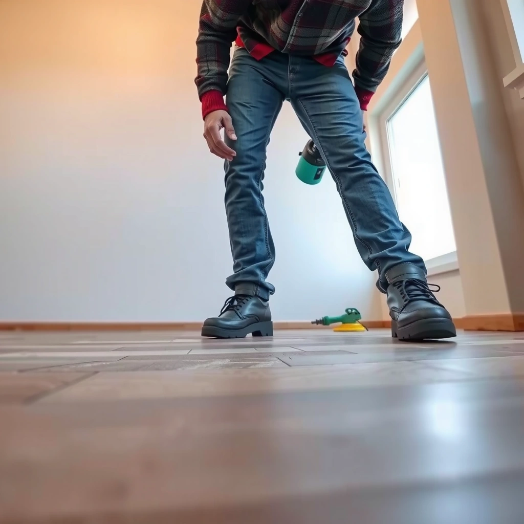 Image showing different types of cracks in laminate floors and their possible causes.