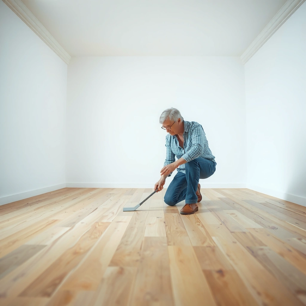 Image showing lifted edges, seams, and rows on laminate flooring for repair guidance.