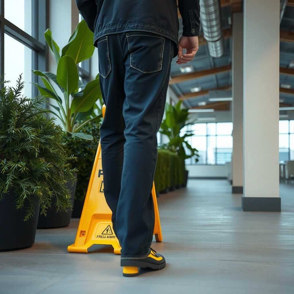 A close-up of a slick spot on concrete, highlighting causes like water, dust, or smooth surfaces.