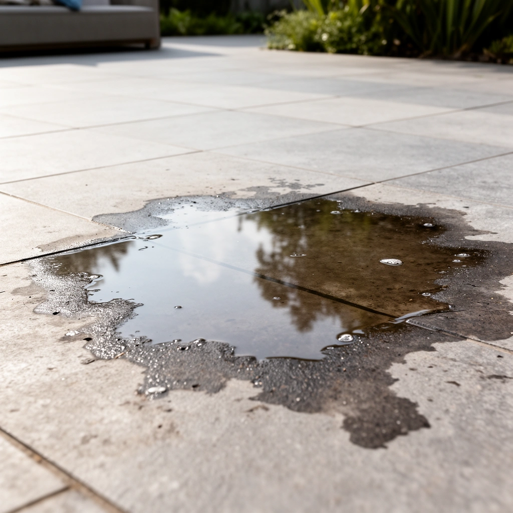 Identifying weak spots in outdoor floors to prevent water damage