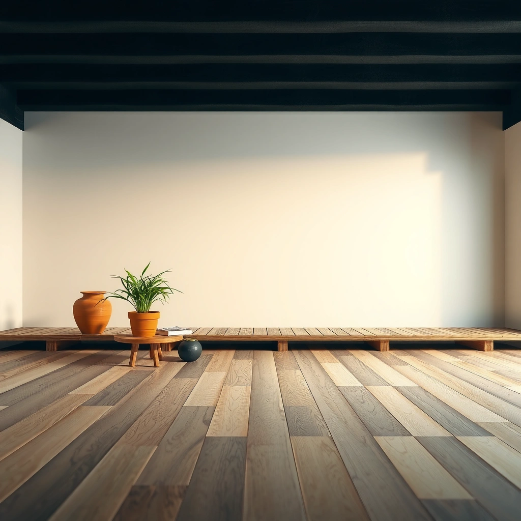 Checking the finish and wear condition of bamboo flooring for slip resistance