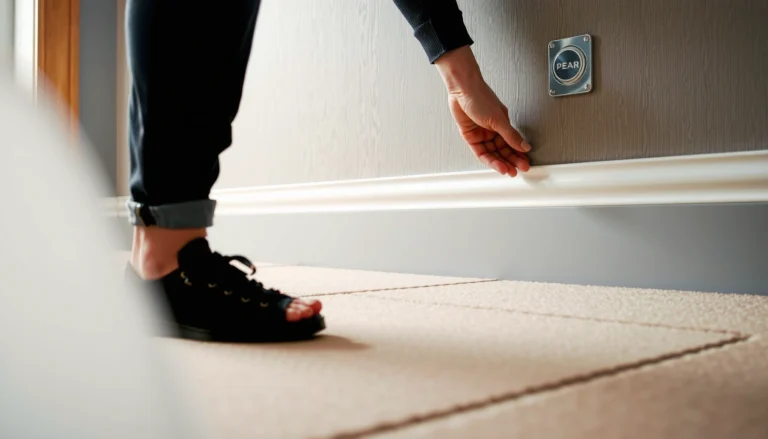 Step-by-step guide on how to install baseboards with carpet tiles for a professional finish.