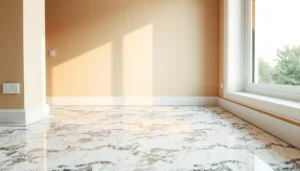Step-by-step guide on how to install baseboards alongside granite floors.