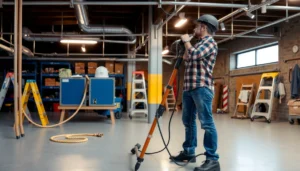 Step-by-step guide on how to install outdoor floors in a basement setting.