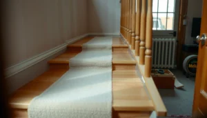 Step-by-step guide on how to install carpet on stairs floors effectively.