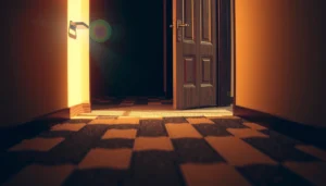 Step-by-step guide on how to install carpet tiles around doors for a seamless finish.