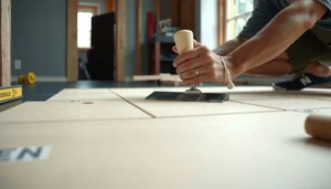 Step-by-step guide to installing ceramic tile floors over plywood for a durable finish.