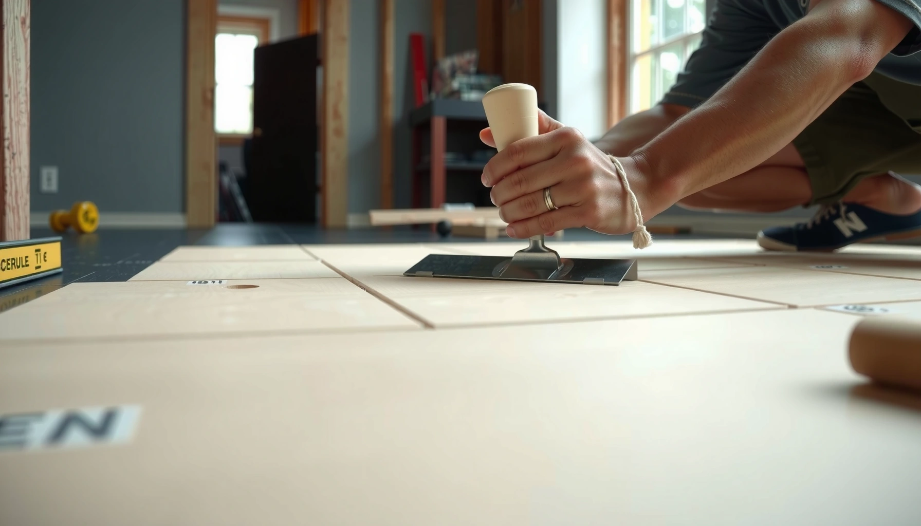 Step-by-step guide to installing ceramic tile floors over plywood for a durable finish.