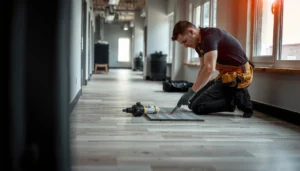 Step-by-step guide on how to install commercial floors over plywood for durability and performance.