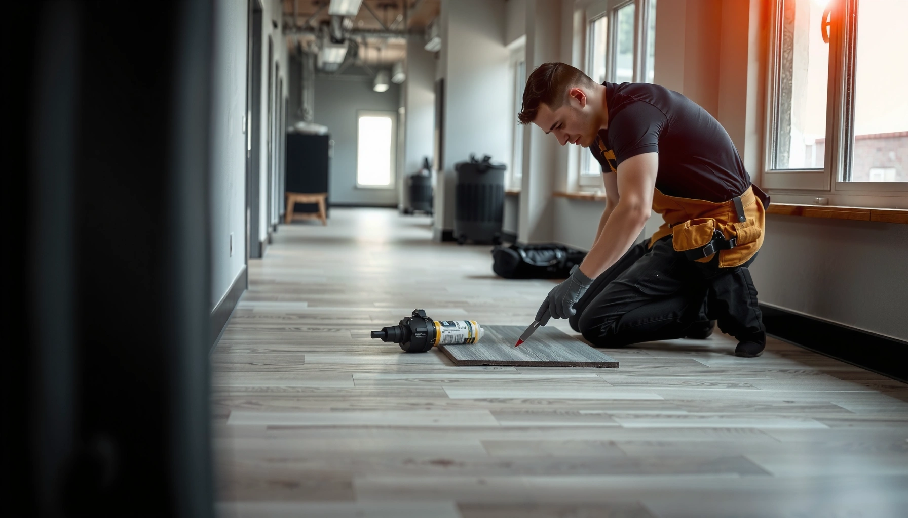 Step-by-step guide on how to install commercial floors over plywood for durability and performance.