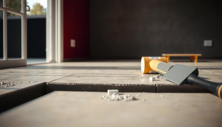 Step-by-step guide on how to install concrete flooring on uneven surfaces.