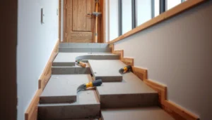 Step-by-step guide on how to install concrete floors on stairs for a durable finish