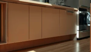 Step-by-step guide to installing cork floors around kitchen cabinets