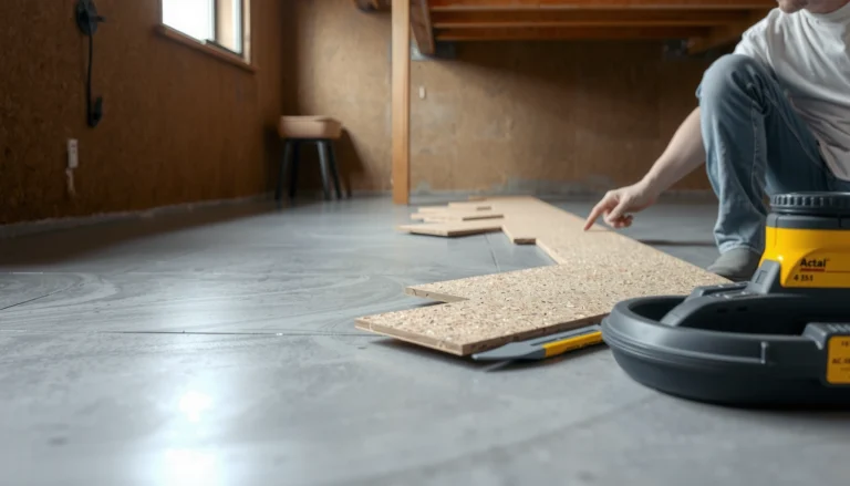 Step-by-step guide on how to install cork floors in a basement for a stylish finish.