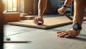 Step-by-step guide on how to install cork floors over concrete surfaces.